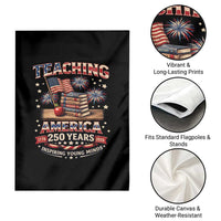 American Teacher Gift Garden Flag Inspiring Young Minds 250th Anniversary