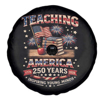 American Teacher Gift Spare Tire Cover Inspiring Young Minds 250th Anniversary
