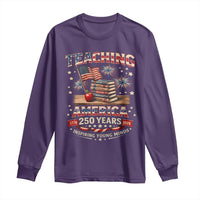 American Teacher Gift Long Sleeve Shirt Inspiring Young Minds 250th Anniversary