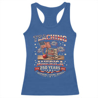 American Teacher Gift Racerback Tank Top Inspiring Young Minds 250th Anniversary