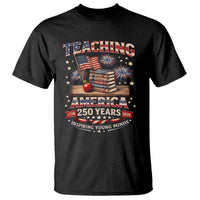 American Teacher Gift T Shirt Inspiring Young Minds 250th Anniversary