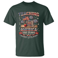 American Teacher Gift T Shirt Inspiring Young Minds 250th Anniversary