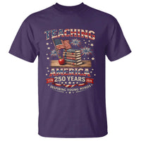 American Teacher Gift T Shirt Inspiring Young Minds 250th Anniversary