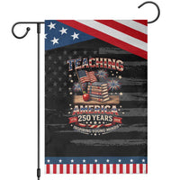 American Teacher Gift Patriotic Garden Flag Inspiring Young Minds 250th Anniversary