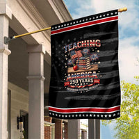 American Teacher Gift Patriotic Garden Flag Inspiring Young Minds 250th Anniversary