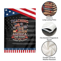 American Teacher Gift Patriotic Garden Flag Inspiring Young Minds 250th Anniversary