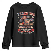 American Teacher Gift Youth Sweatshirt Inspiring Young Minds 250th Anniversary