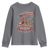 American Teacher Gift Youth Sweatshirt Inspiring Young Minds 250th Anniversary