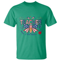 Proud American Teacher 250 Years T Shirt Patriotic Educator Gift