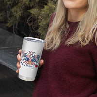 Proud American Teacher 250 Years Tumbler Cup Patriotic Educator Gift