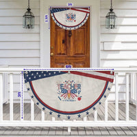 Proud American Teacher 250 Years Patriotic Fan Flag Educator Gift