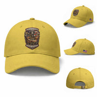 Vintage Proud American Welder Baseball Cap Built By Fire Blue Collar Dad Gift