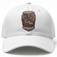Vintage Proud American Welder Baseball Cap Built By Fire Blue Collar Dad Gift