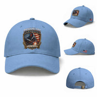 Built To Last Proud Welder Baseball Cap Blue Collar American Dad Gift