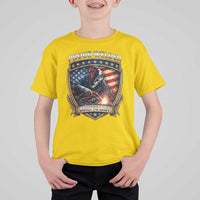 Built To Last Proud Welder T Shirt For Kid Blue Collar American Dad Gift
