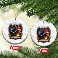 Built To Last Proud Welder Ceramic Ornament Blue Collar American Dad Gift
