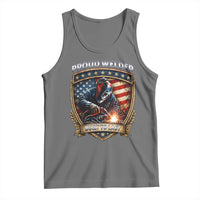 Built To Last Proud Welder Tank Top Blue Collar American Dad Gift
