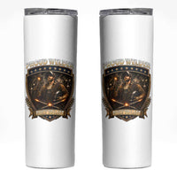 Proud Welder Graphic Skinny Tumbler Built To Last Worker Gift