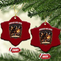 Proud Welder Whatever It Takes Ceramic Ornament Vintage Mechanic Workwear