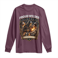 Proud Welder Whatever It Takes Long Sleeve Shirt Vintage Mechanic Workwear