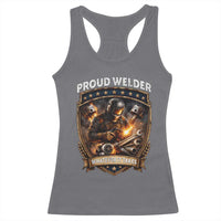 Proud Welder Whatever It Takes Racerback Tank Top Vintage Mechanic Workwear