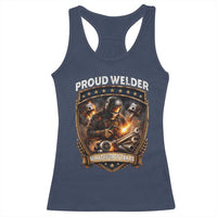 Proud Welder Whatever It Takes Racerback Tank Top Vintage Mechanic Workwear