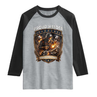 Proud Welder Whatever It Takes Raglan Shirt Vintage Mechanic Workwear