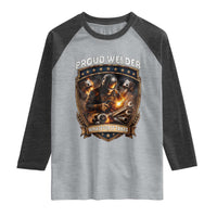 Proud Welder Whatever It Takes Raglan Shirt Vintage Mechanic Workwear