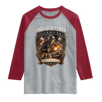 Proud Welder Whatever It Takes Raglan Shirt Vintage Mechanic Workwear
