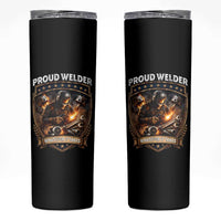 Proud Welder Whatever It Takes Skinny Tumbler Vintage Mechanic Workwear