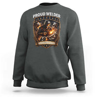 Proud Welder Whatever It Takes Sweatshirt Vintage Mechanic Workwear