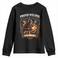 Proud Welder Whatever It Takes Youth Sweatshirt Vintage Mechanic Workwear