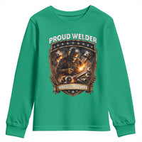 Proud Welder Whatever It Takes Youth Sweatshirt Vintage Mechanic Workwear