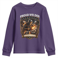 Proud Welder Whatever It Takes Youth Sweatshirt Vintage Mechanic Workwear