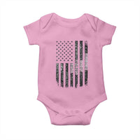 Husband Daddy Welder Hero Baby Onesie Patriotic Welding American Flag Graphic