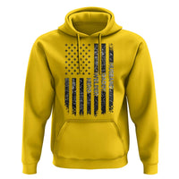 Husband Daddy Welder Hero Hoodie Patriotic Welding American Flag Graphic