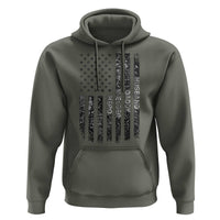Husband Daddy Welder Hero Hoodie Patriotic Welding American Flag Graphic