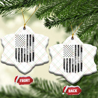 Husband Daddy Welder Hero Ceramic Ornament Patriotic Welding American Flag Graphic