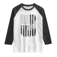 Husband Daddy Welder Hero Raglan Shirt Patriotic Welding American Flag Graphic
