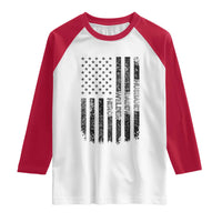 Husband Daddy Welder Hero Raglan Shirt Patriotic Welding American Flag Graphic