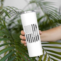 Husband Daddy Welder Hero Skinny Tumbler Patriotic Welding American Flag Graphic