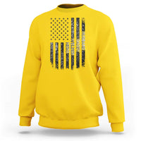 Husband Daddy Welder Hero Sweatshirt Patriotic Welding American Flag Graphic