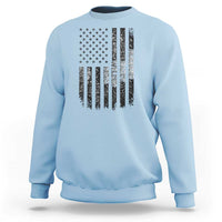 Husband Daddy Welder Hero Sweatshirt Patriotic Welding American Flag Graphic