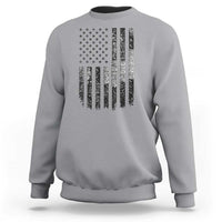 Husband Daddy Welder Hero Sweatshirt Patriotic Welding American Flag Graphic