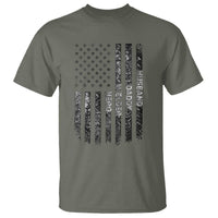 Husband Daddy Welder Hero T Shirt Patriotic Welding American Flag Graphic