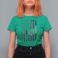 Husband Daddy Welder Hero T Shirt For Women Patriotic Welding American Flag Graphic
