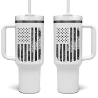 Husband Daddy Welder Hero Tumbler With Handle Patriotic Welding American Flag Graphic