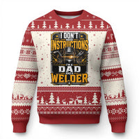 Funny Welder Dad Gift Ugly Christmas Sweater I Do Not Need Instructions