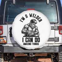 Funny Bigfoot Welder Spare Tire Cover I Can Do Amazing Things