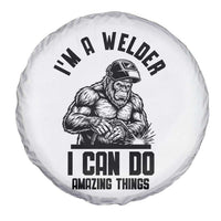 Funny Bigfoot Welder Spare Tire Cover I Can Do Amazing Things